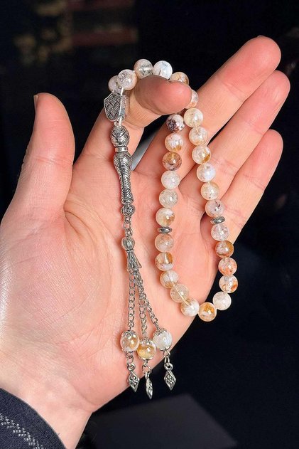 Original Citrine Stone Prayer Beads