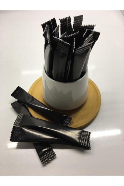 Stick Şeker Net 6 KG Siyah Baskılı Toz Şeker 3 gr X 2000'li Kullan at