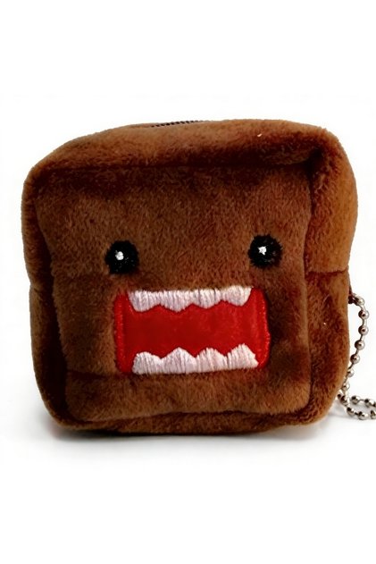 Coin purse B Kawaii Cute Domo Kun Plush Keychain Anime Keyring Charm for Bag Keys Gift Collection