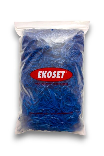 Kauçuk Paket Ambalaj Para Lastiği 70mm Mavi 1kg
