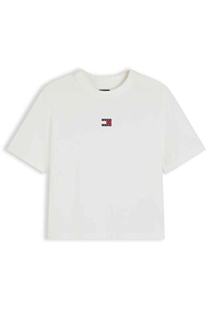 Bxy Badge Kadın Beyaz T-Shirt