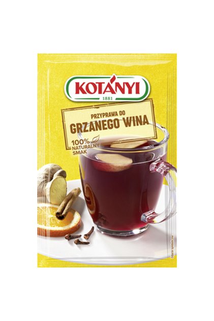 Condiment pentru vin fiert, Kotanyi, 35g, cu zahar si aroma naturala de scortisoara