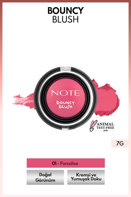Bouncy Blush Soft Creamy Blush - 01 Paradise