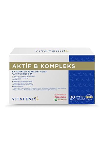 Aktif B Kompleks 30 Kapsül