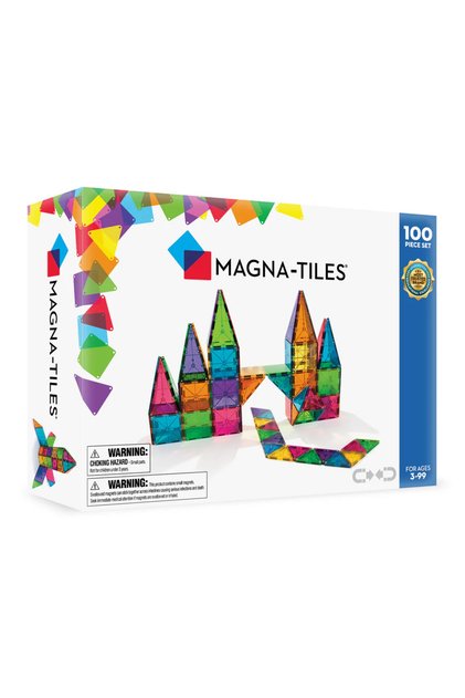 MAGNA-TILES® - Clear Color Manyetik Bloklar - 100 Parça