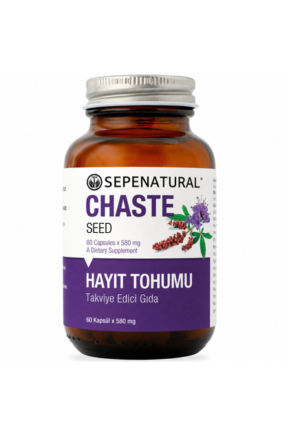 Hayıt Tohumu 60 Kapsül x 580 mg Chaste Seed Bayanlara Özel SEPE