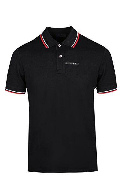 PRADA ポロシャツ ホワイト 襟ライン入 S Prada Erkek Polo Yaka T-Shırt Sjn256-322-F0Aa9 - Fiyatı, Yorumları