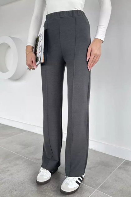 Women's Lawned Wide Leg Trousers