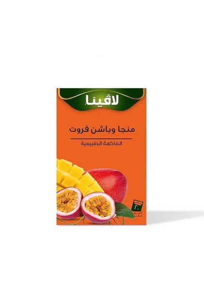 شاي مانجو وباشن فروت 20 كيس شاي فواكه من لافينا