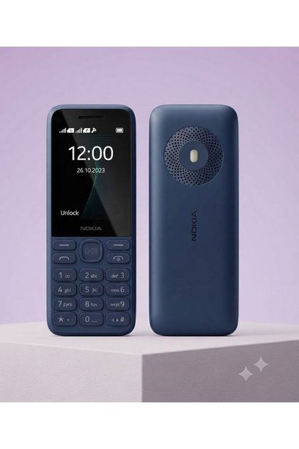Nokia 130 4G Feature Phone – Classic Keypad Mobile with Rear Speaker