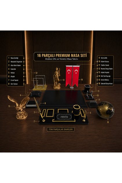 Kişiye Özel Premium Yönetici Masa Seti