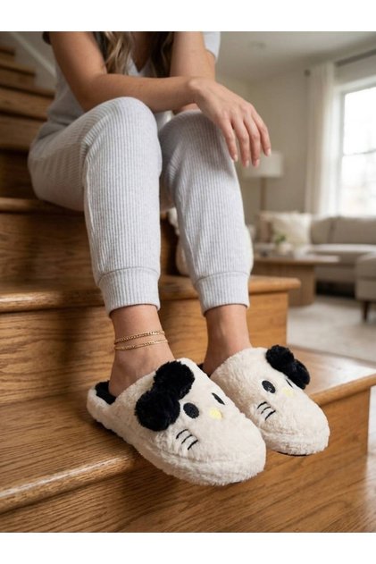 Haley Plush Women's Home Slippers