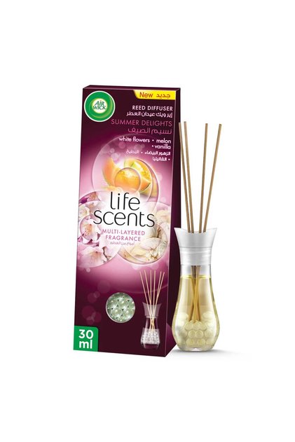 Airwick Life Scents Multi-Layered Fragrance Reed Diffuser Summer Delights 30 ml