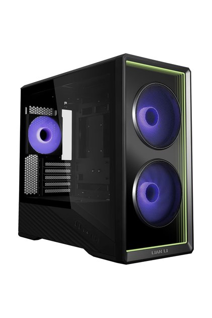 علبة كمبيوتر Vector V150 INF Micro-ATX مع مراوح ARGB ذات تأثير المرآة اللانهائية