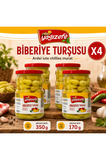 Ardei Iute Chilli Murat Yağızefe, Set 4 x 350 g