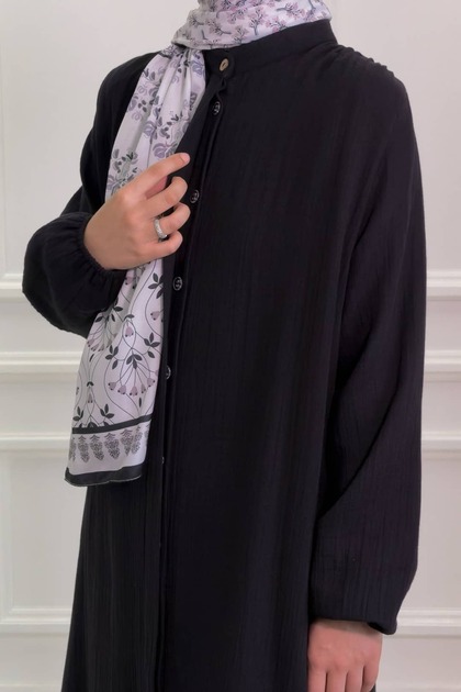 Muslin Trouser Suit Black