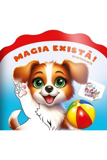 Magia exista! Carte de colorat cu autocolante
