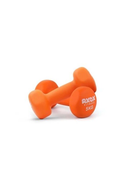Fitness Neoprene 5 kg Dumbbells Pair – Anti-Slip PVC Grip, Color-Coded - FA 595