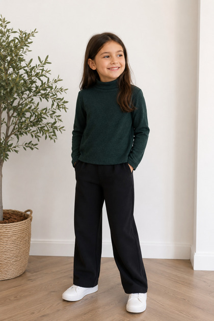 Children's Boys Turtleneck Long Sleeve Bodysuit | Stylish and Comfortable Casual Children's Clothing | Soft Texture, Comfortable and Durable Design