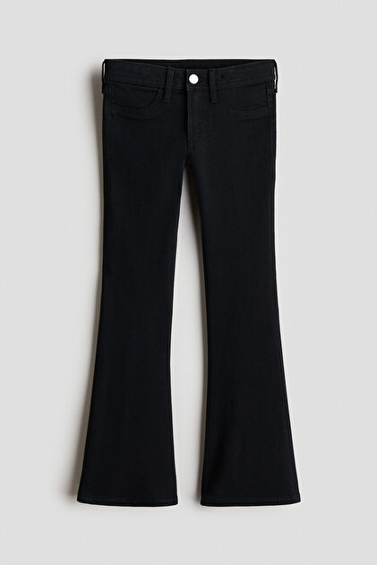 Flared Leg Low Jeans