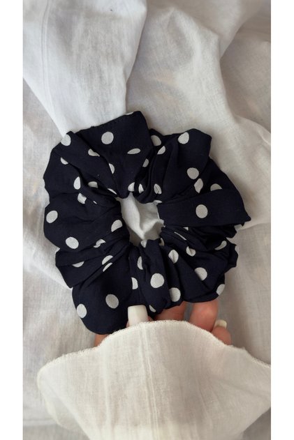 Elastic Buckle Polka Dot Women's Hair Clip Pinterest Model Elastic Bun Buckle