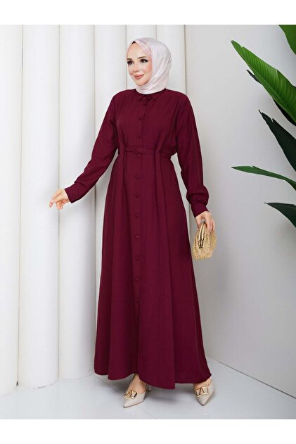 SARE ELBİSE BORDO