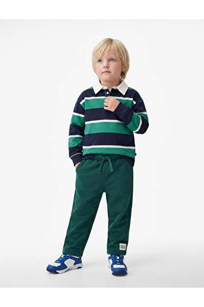 Barrel Sweatpants Oversized with Pockets and Elastic Waist