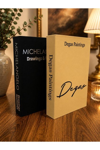 Fabric Covered Decorative Box Set of 2