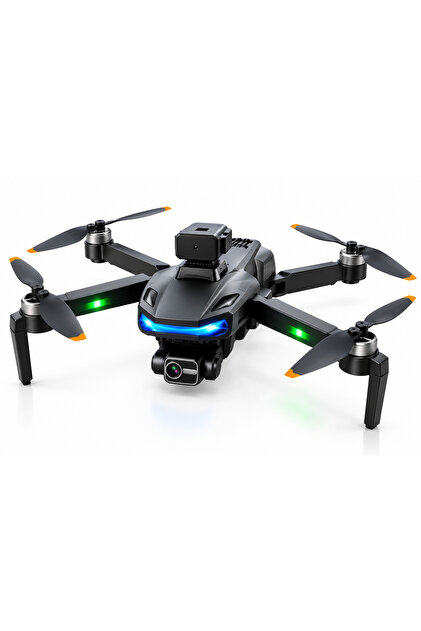 Dronă 4K cu cameră duală, Telecomandă cu ecran, Evitare obstacole, Motoare fără perii, Pliabilă