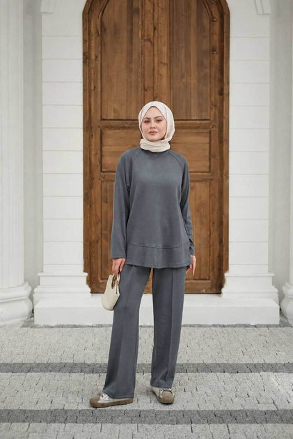 Women's Trouser Suit Gray