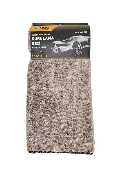 M2315 Mikrofiber Kurulama Bezi Gri 40x60 cm Yüksek Emiş Güçlü ve Yumuşak Doku
