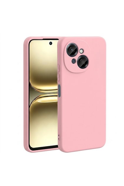 SparkGo1 ile Uyumlu Silikon Kılıf Ultra Esnek İnce İçi Kadife Dış Yüzeyi Mat Kapak pembe