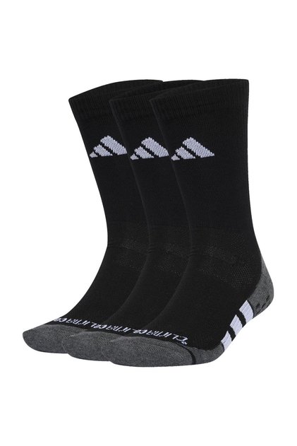 Κάλτσες Επιδόσεων με Αντιολισθητική Λαβή Climacool με Αντικραδασμική Προστασία, Μεσαίου Ύψους, 3 ζευγάρια 43-45