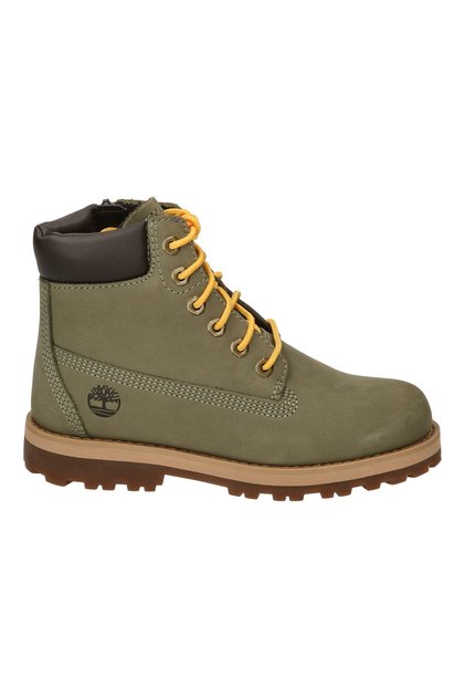 Courma Kid Mid Lace up Boot Children's Green Boots