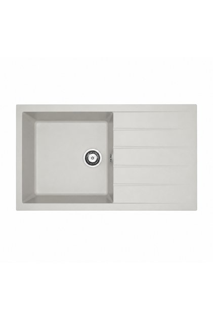 Granit Eviye 100x50 GRİ Tek Gözlü Mutfak Eviyesi