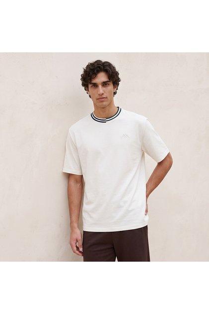 MEN TIPPING COLLAR TEE