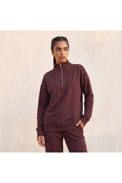 WOMEN QUARTER ZIP JACKET