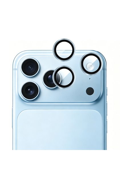 iPhone 18 Pro Sapphire Single Aluminum Sapphire Camera Lens Protector Blue