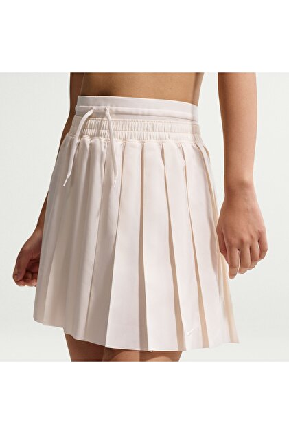 Nsw Knife Pleated Skirt Kadın Krem Etek 89-103 ( SPORTİKS )