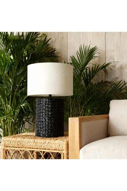 Table Lamp Rubina Rope Black