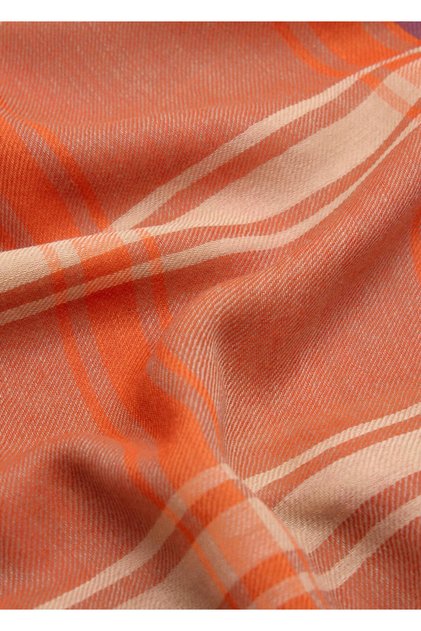 100% wool plaid scarf