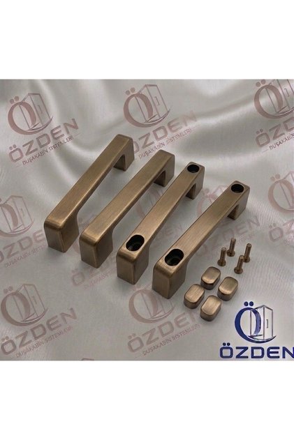 Duşakabin Kulp Kare Bronz - Kumbeji 16cm 1 Tk 2 Adet