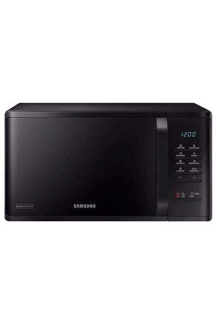 Cuptor cu microunde 800 W, capacitate 23 l, Negru, Panou digital, Material interior ceramica