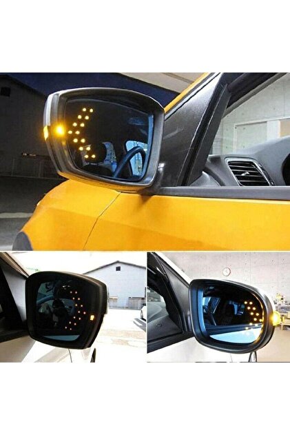 Hyundai Getz Uyumlu Ayna Gündüz Ledi Sinyal Gösterim 14 Ledli Amber