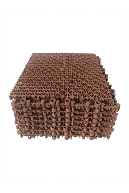 16 Adet 1 m² Yer Karosu 25x25 cm Geçmeli Zemin Kaplama Izgarası Banyo Balkon Teras Cami Abdesthane