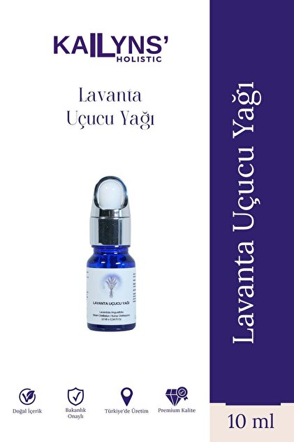 Lavanta Uçucu Yağı Buhar Distilasyonu Saf Aromaterapi ve Masaj Yağı 10 ml