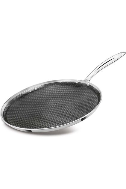 Pro Cook Triply Tawa 32CM H.comb, Silver, Stainless Steel, Pots And Pans