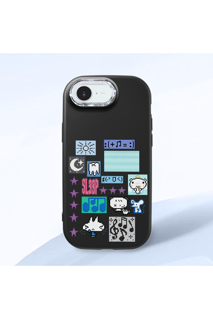 Black Silicone Case Compatible with iPhone 16E with Shock-Absorbing Camera Protections