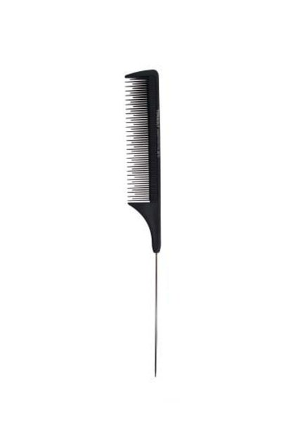 Hair comb with metal tail for hair parting black 25 A 1009100