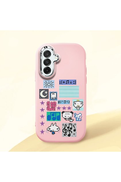 Pink Silicone Case with Shock-Absorbing Camera Protections Compatible with Samsung Galaxy A26